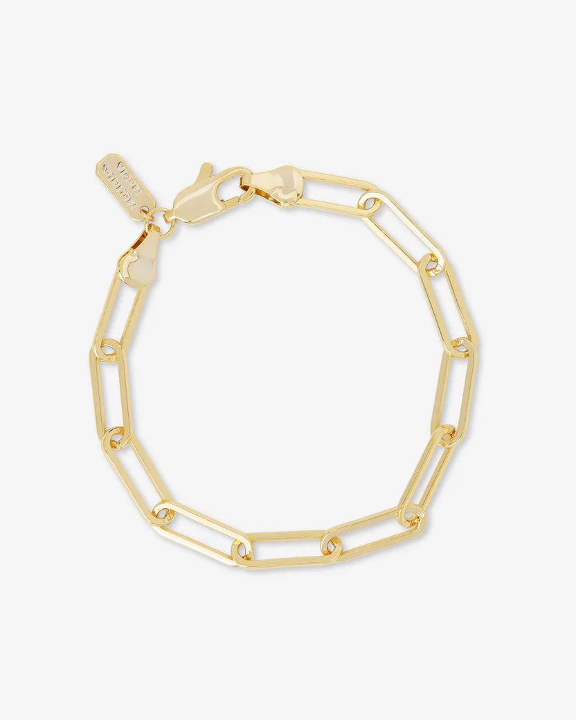 Samantha Chain Link Bracelet - Gold