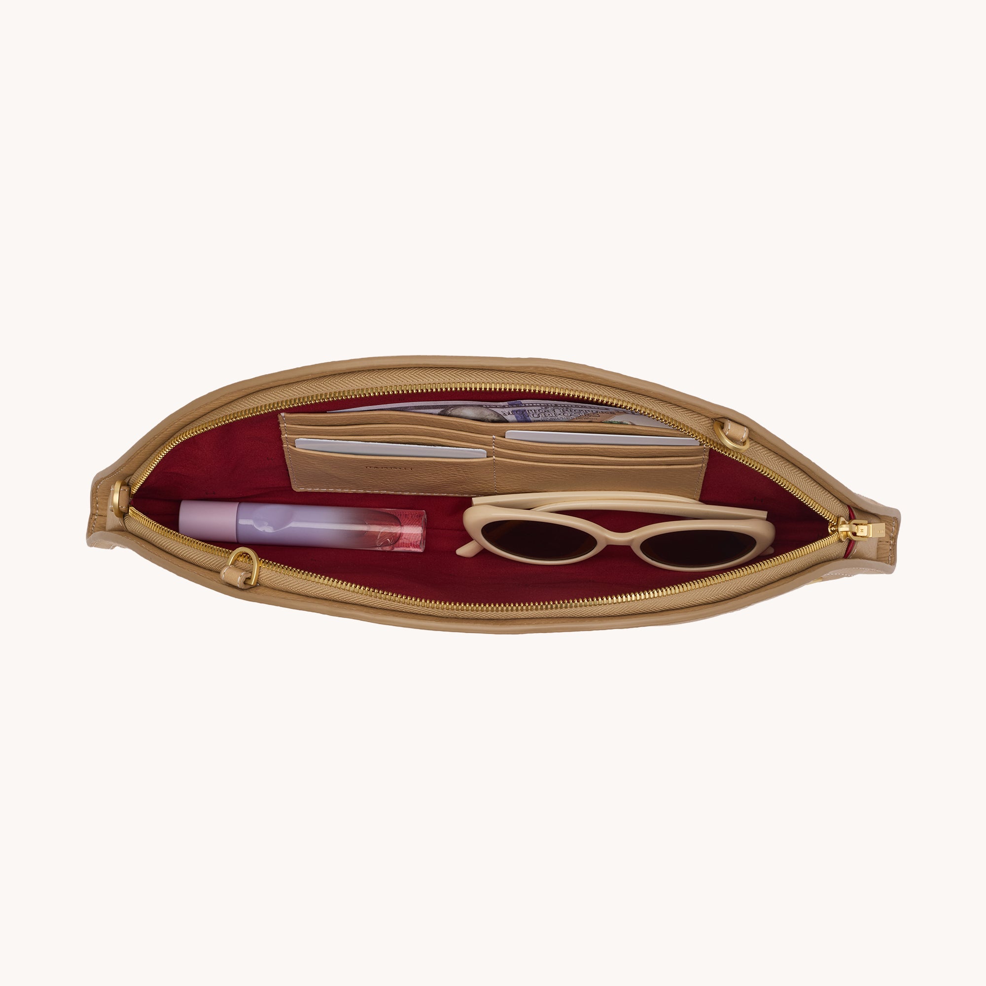 *Shelley Clutch-Toasty Sand-BG