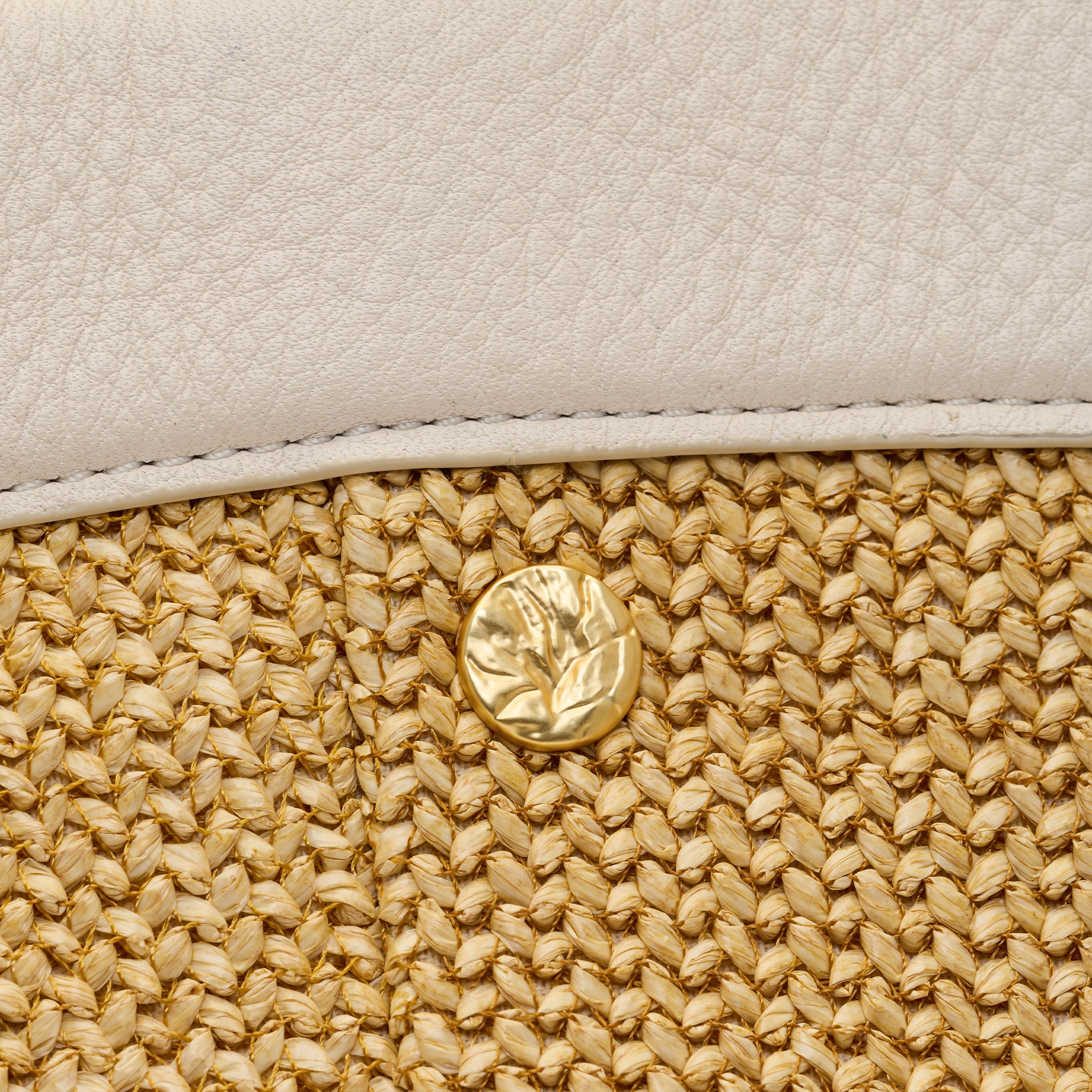 Shelley Resort Tote - Calla Lily White Raffia G