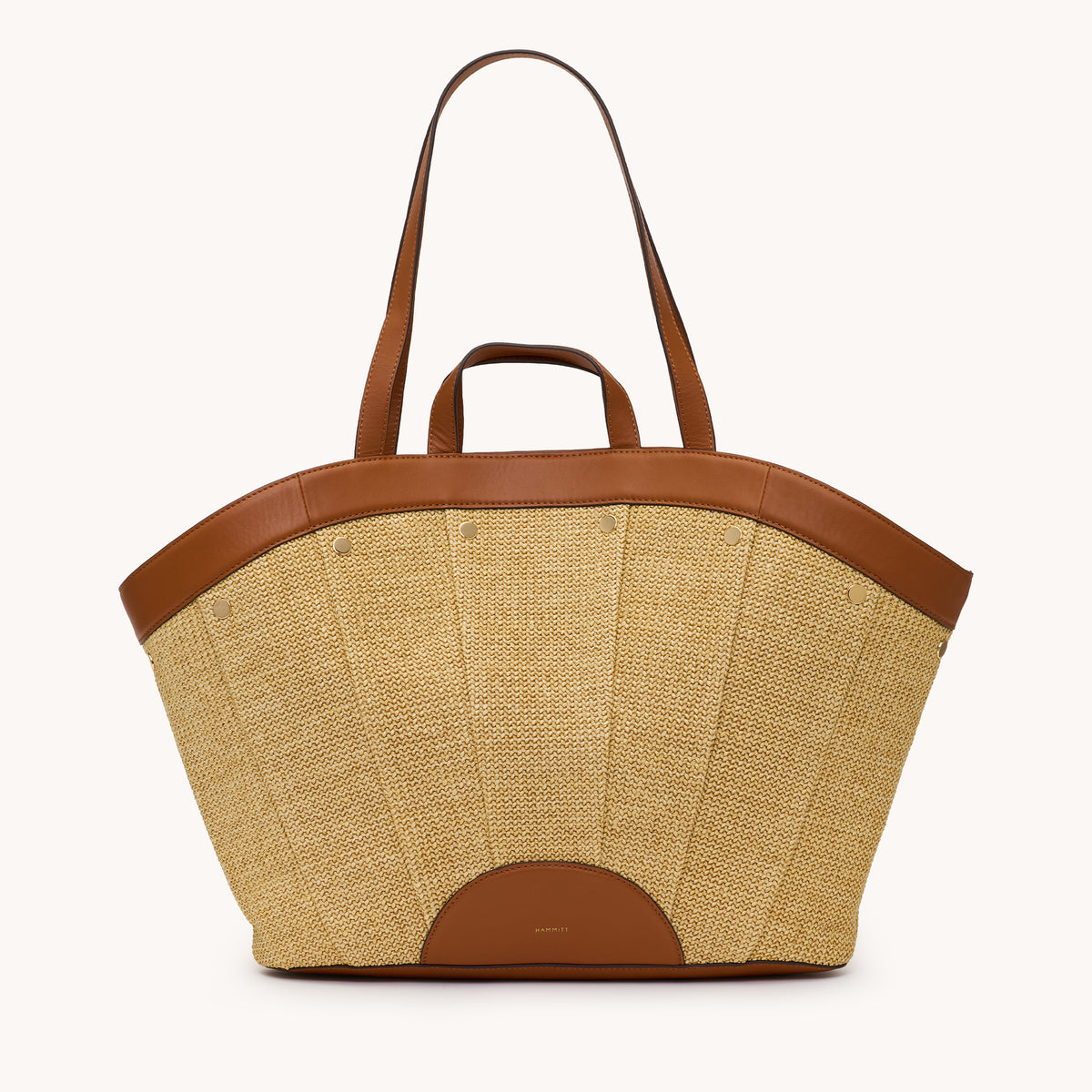 Shelley Resort Tote - Cocoa Raffia G