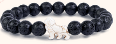 The Excursion Bracelet - Lava Stone (Track a Lion)