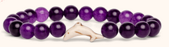 The Odyssey Bracelet - Purp Stone (Track a Dolphin)
