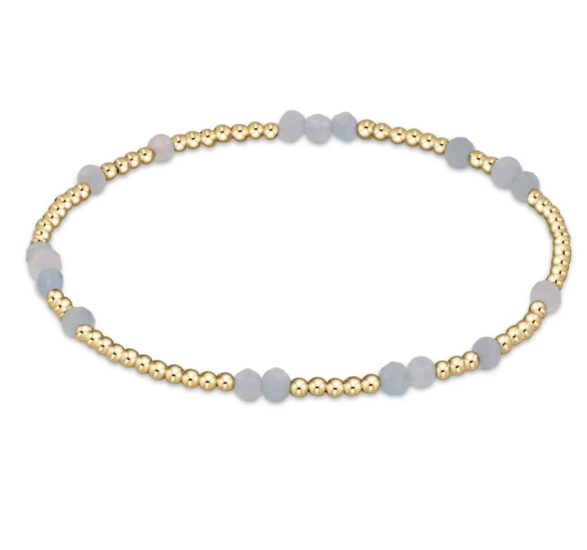 Hope Unwritten Gemstone Bracelet - Aquamarine