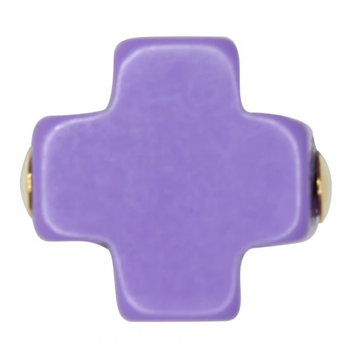 egirl 14" Necklace Gold - Signature Cross Purple