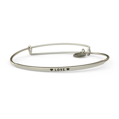 Love Hearts POSY Antique Silver