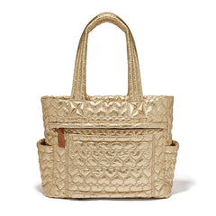 Gold Mtlc Kameron Utility Tote