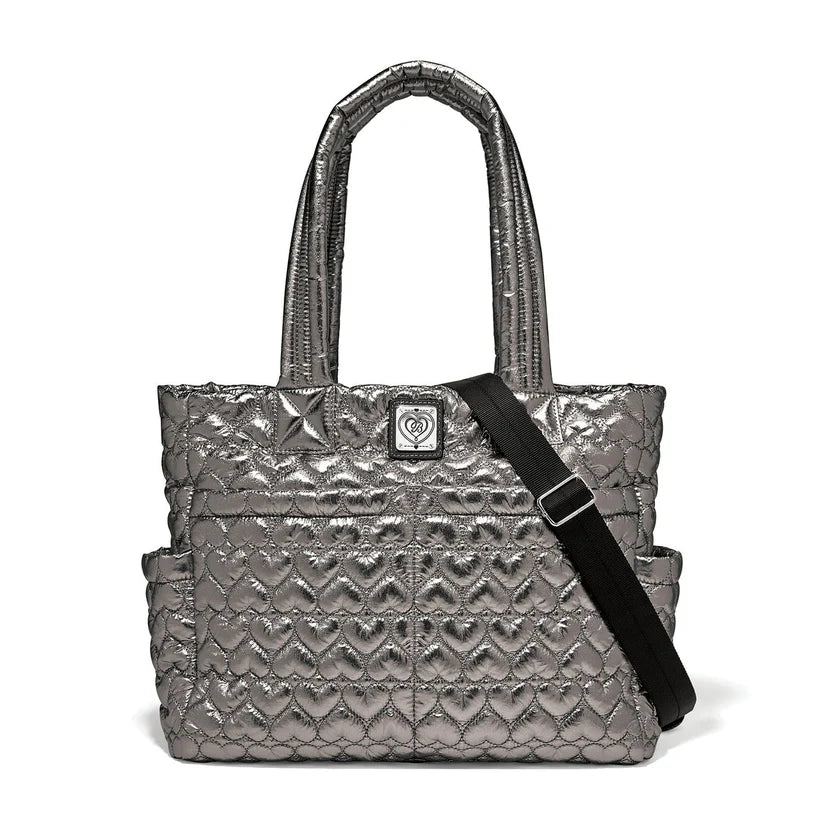 Pewter Mtlc Kameron Utility Tote