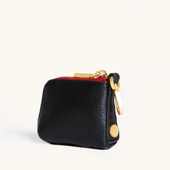 *SYD Pouch-Black-BG-Red-Zip