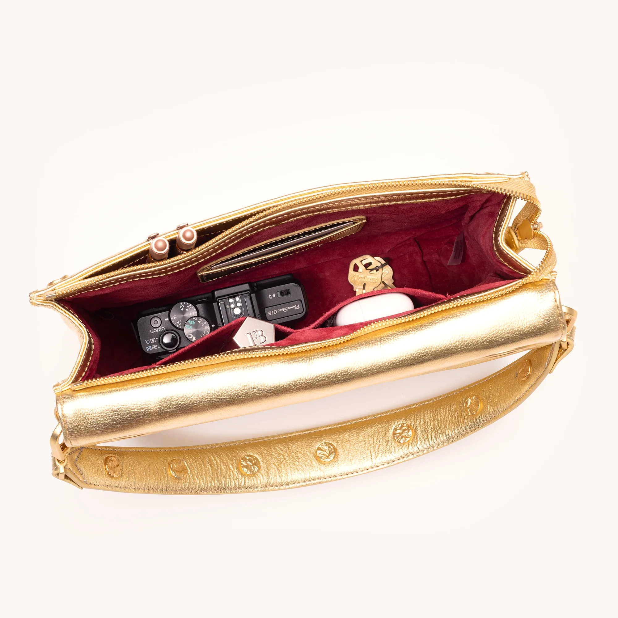 *Montana Clutch Lrg-Gala Gold
