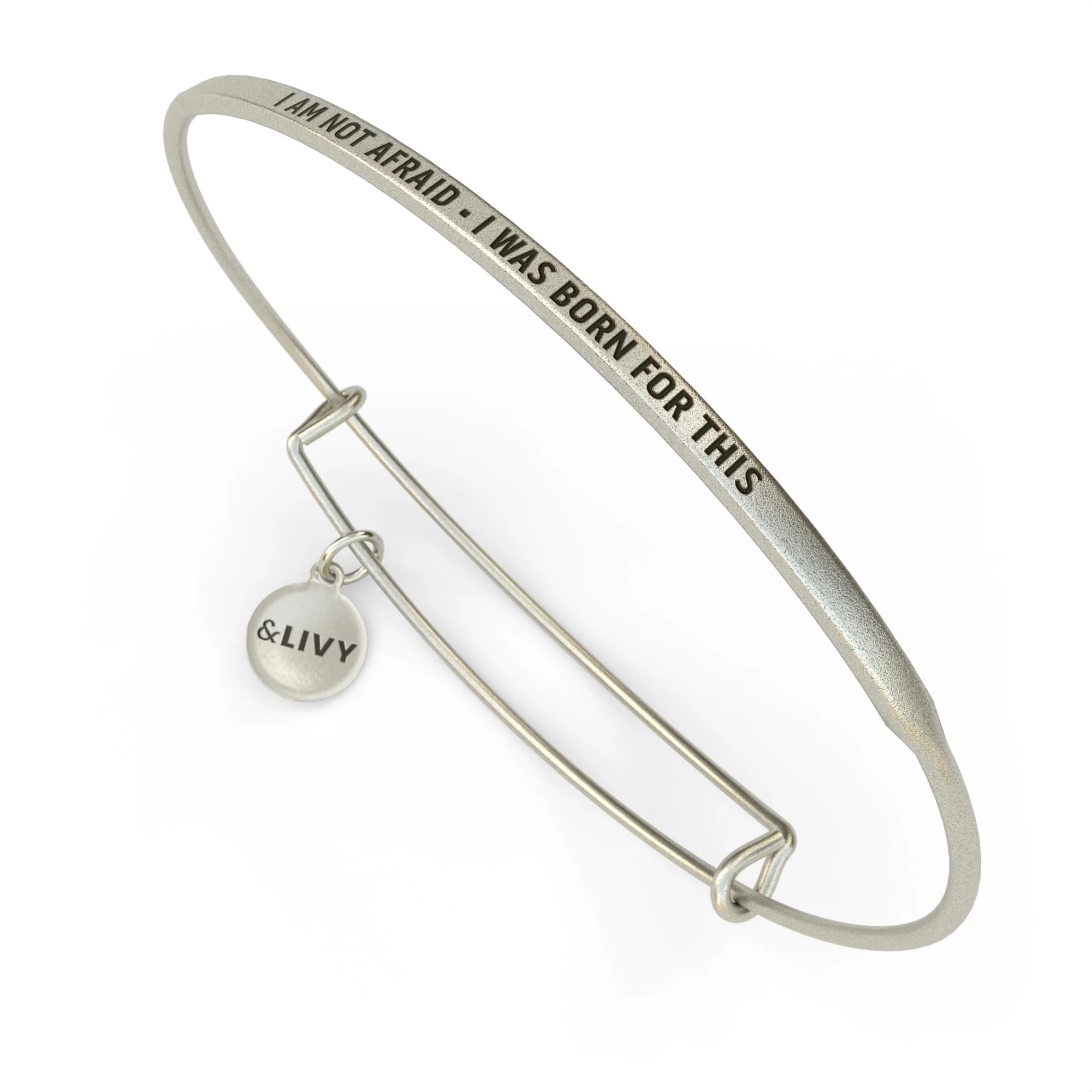 I Am Not Afraid POSY Antique Silver