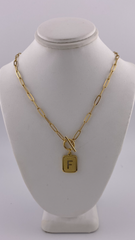 Initial F Necklace