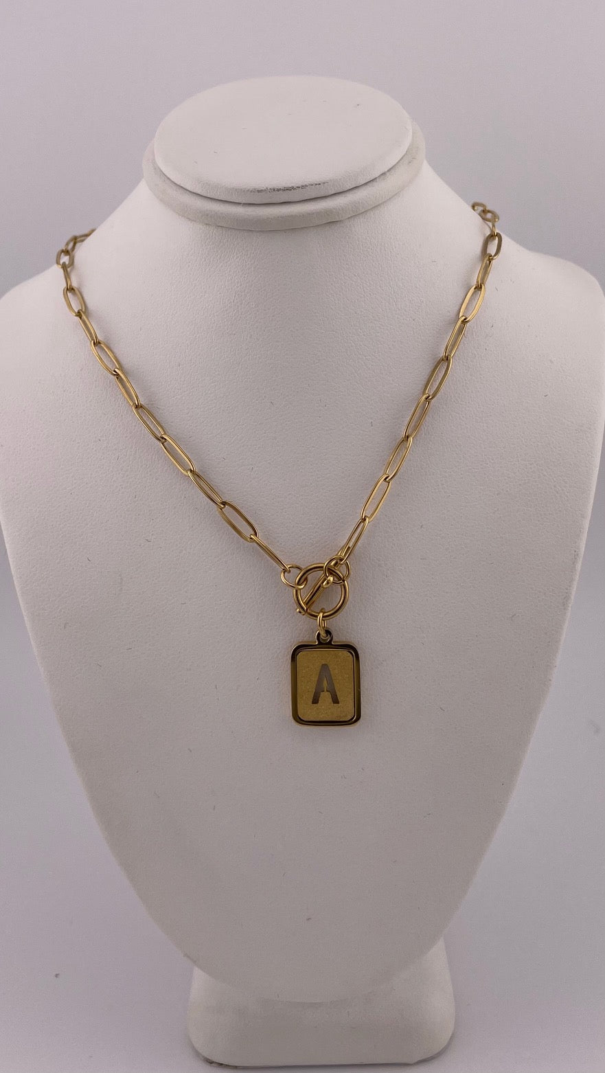 Initial A Necklace